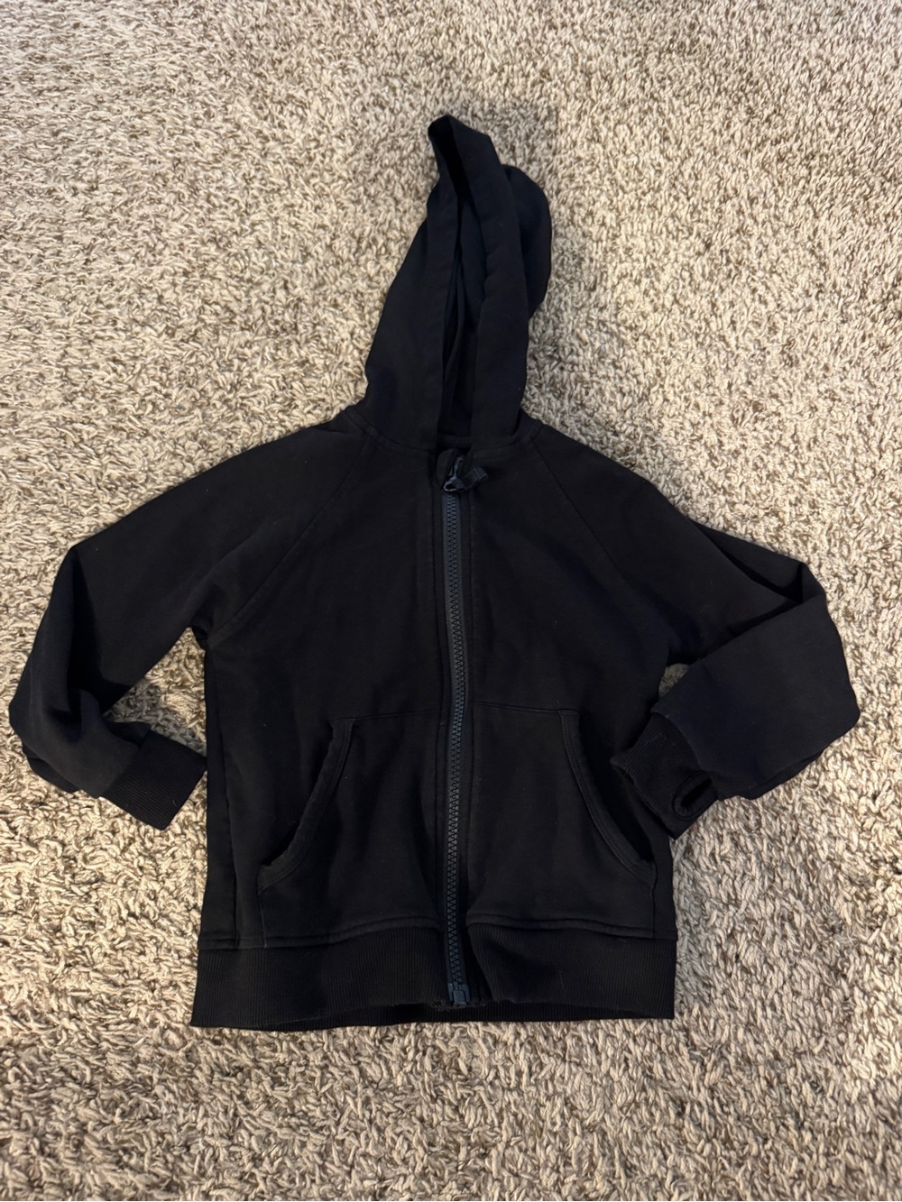 Little Sleepies Play Black Zip Jacket 4T
